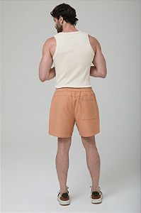 BERMUDA COMFORT EM MOLETINHO MAQUINETADO TRANÇADO