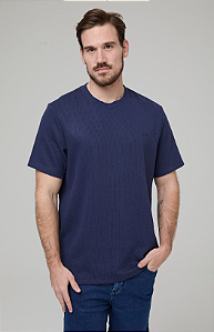 CAMISETA COMFORT EM MALHA CANELADA