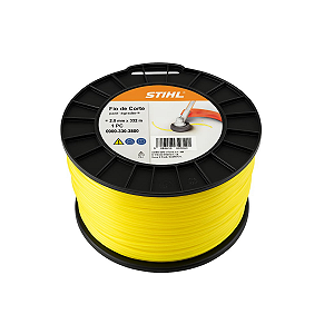 Bobina fio de nylon Stihl Quadrado 3,0mmx312m