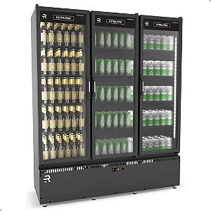 Cervejeira Auto Serviço Extra Frio Refrimate 3 Portas Preto 220V