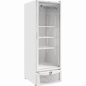 Freezer Vertical 569L VCET 569 V Porta de Vidro Branco Fricon