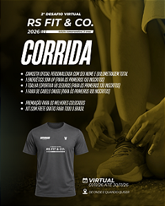 Inscrição 2º Desafio Virtual RS Fit & Co. - Corrida
