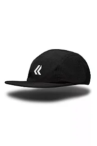 Boné 5 Panel Aba Flexível Preto