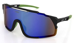 Óculos de Sol Eagle Preto/Verde - Lente Verde Espelhado