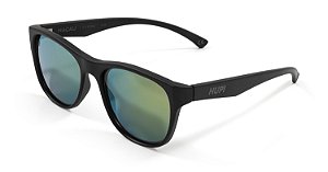Óculos de Sol Macau Armação Preto Fosco - Lente Verde Espelhado