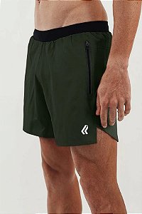 Short Curto com Zíper Refletivo