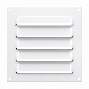 Grelha de Ventilação Em Alumínio Branca 15x15 cm