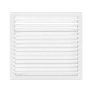 Grelha de Ventilação Em Alumínio 40x40 cm Branca