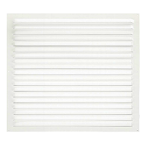 Grelha de Ventilação Em Alumínio 50x50 cm Branca