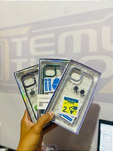 Capa Fashion Case com Película de Câmera  Iphone 13