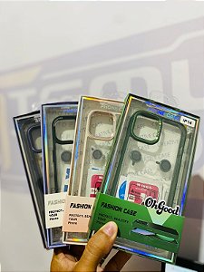 Capa Fashion Case com Película de Câmera Iphone 14