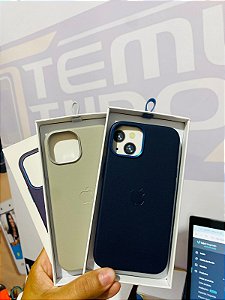 Capa de Couro Iphone 14