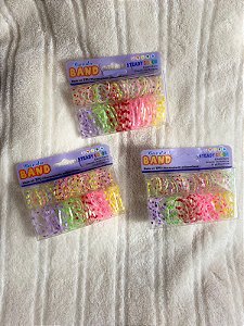 Elásticos De Silicone Coloridos Para Cabelo