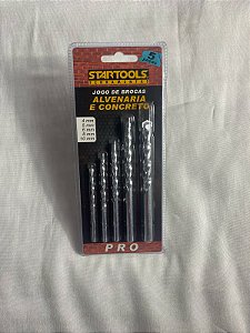 Jogo de Brocas Alvenaria e Concreto 5peças