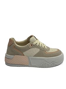 SNEAKER VANUCIA PLATAFORMA COM CADARÇO E SUEDE