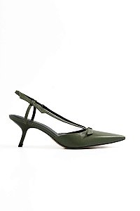 SLINGBACK VANUCIA COM LAÇO E SALTO VIRGULA