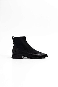 BOTA BÁSICA VANUCIA COURO E LYCRA