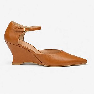 SCARPIN ANABELA TIRA NO TORNOZELO