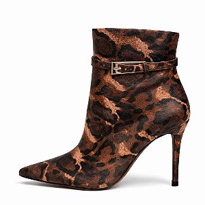 BOTA SALTO FINO CANO CURTO VANUCIA ANIMAL PRINT