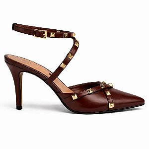 SCARPIN VANUCIA COM TIRAS EM SPIKES