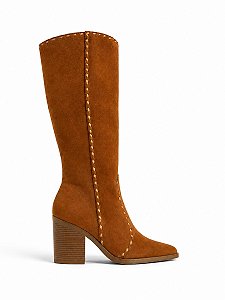 BOTA VANUCIA WESTERN COM DETALHES EM PESPONTOS