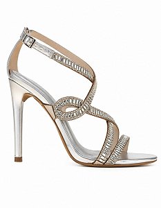SANDALIA VANUCIA COM TIRAS EM STRASS