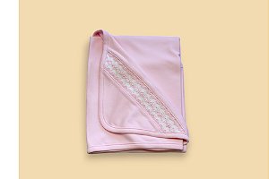 Manta Smock Losango Rosa - Rosa Liso