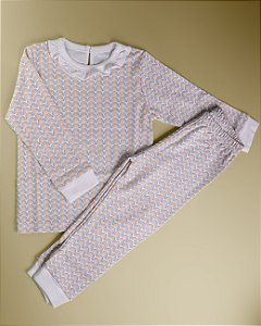 Pijama Blusa e Calça ML Menina - Arco-Íris