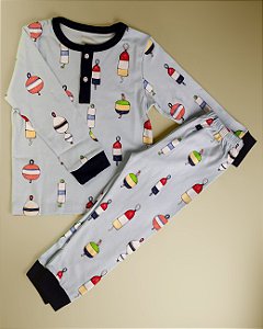 Pijama Blusa e Calça ML Menino - Balões