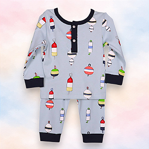 Pijama Blusa e Calça ML Menino - Balões