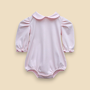 Body Menina ML - Rosa Liso