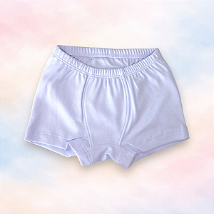 Cueca Boxer - Celeste Liso