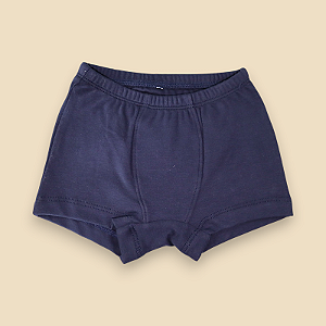 Cueca Boxer - Azul Marinho Liso
