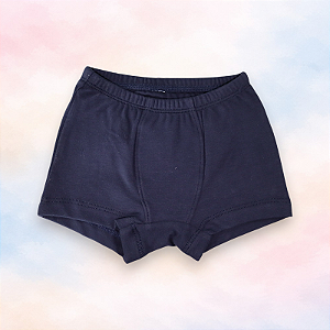 Cueca Boxer - Azul Marinho Liso