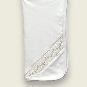 Manta Smock Zigue-Zague Florido