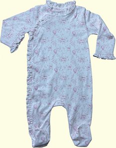 Macacão Viés Balões Rosa