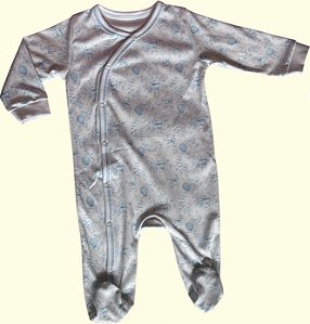 Macacão Viés Balões Azuis