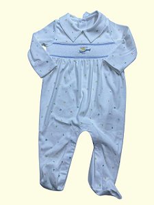 Macacão Smock Helicóptero Colorido - Letras Coloridas