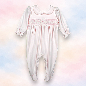 Macacão Smock 4 Pontos Rosa - Rosa Liso