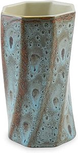 Ceraflame Vaso de Cerâmica Acorde 18,5cm Azul Reagente - Decor
