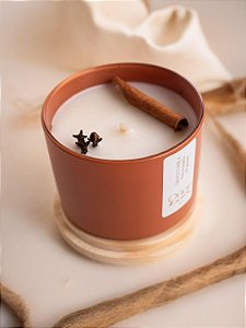 Vela Aromática Artesanal 100g - Vários Aromas - Orion Home (Cravo e Canela)