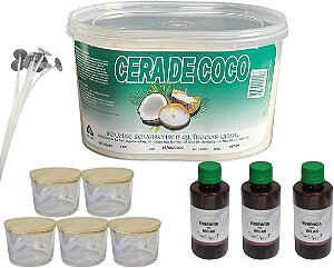 Kit para fabricação de velas aromáticas