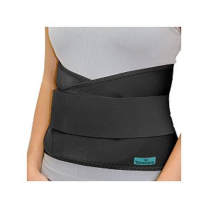 Faixa Abdominal com Hastes Flexíveis preto TakeCare