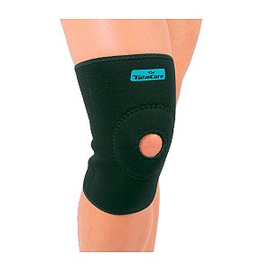 Joelheira com Suporte de Patela Longa preta TakeCare