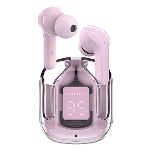 Fone Bluetooth Air31 Nilbas – HiFi, ENC, LED, IPX4, 20h de Bateria e Conforto com Estilo Futurista