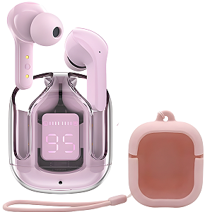 Fone Bluetooth Air31 Nilbas – HiFi, ENC, LED, IPX4, 20h de Bateria e Conforto com Estilo Futurista