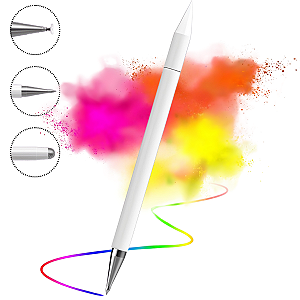 Caneta Touch 3 em 1 Stylus Nilbas – Universal, Leve, Ponta Fina