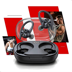 Fone Bluetooth TWS R200 Nilbas – IPX5, LED, Bateria 1200mAh