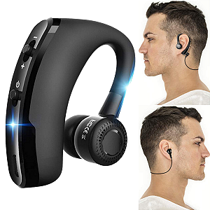 Mini Fone De Ouvido Sem Fio Bluetooth 5.0 Atender Chamada V9 S Com Fone Auxiliar Bateria Longa Duração