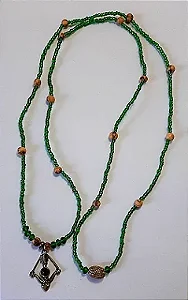 Guia de Proteção 1 fio / 1 pigente para Oxóssi Caboclos